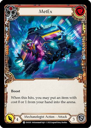 MetEx (Red) (EVO201)  Rainbow Foil