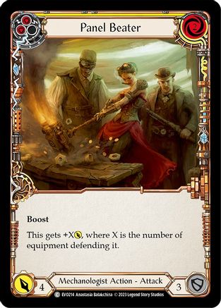 Panel Beater (Yellow) (EVO214)  Rainbow Foil