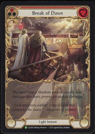 Break of Dawn (Red) - LGS169 (LGS169)  Rainbow Foil
