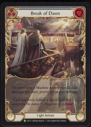 Break of Dawn (Blue) - LGS171 (LGS171)  Rainbow Foil