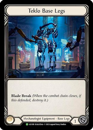 Teklo Base Legs - LGS189 (LGS189)  Cold Foil