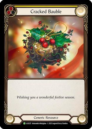 Cracked Bauble - LGS227 (LGS227)  Rainbow Foil