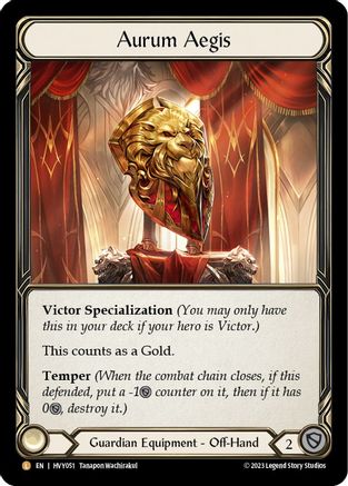 Aurum Aegis (HVY051)  Rainbow Foil