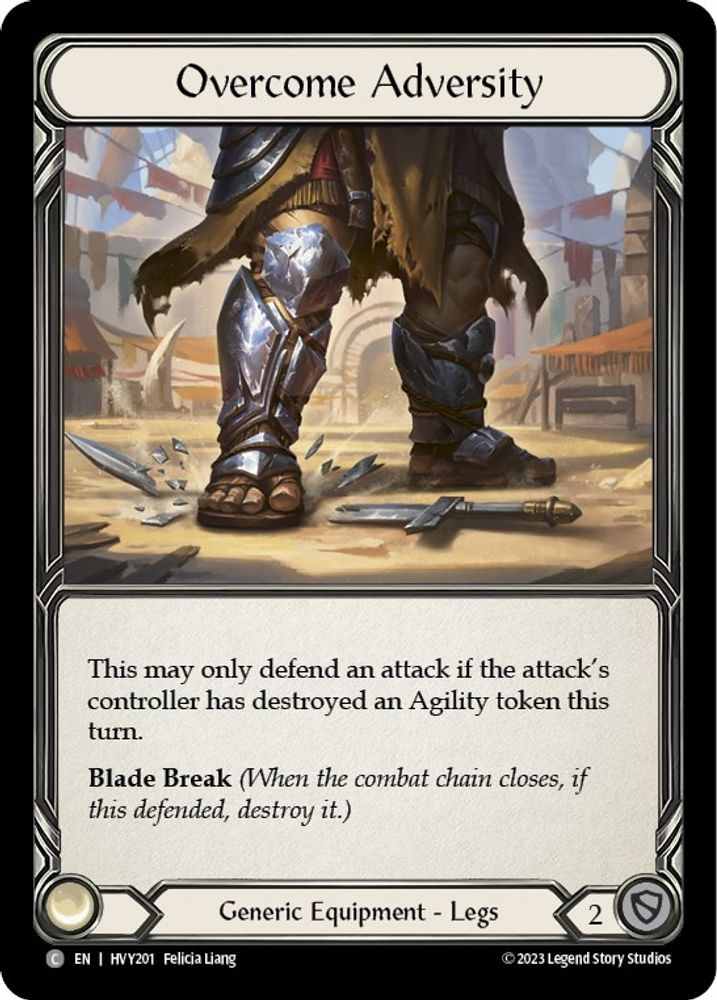 Overcome Adversity (HVY201)  Cold Foil