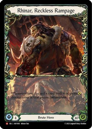 Rhinar, Reckless Rampage (HVY003)
