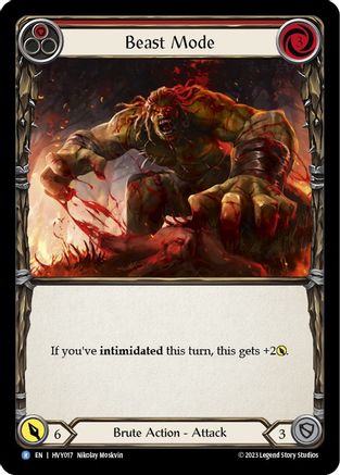 Beast Mode (Red) (HVY017)