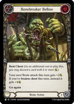Bonebreaker Bellow (Yellow) (HVY042)