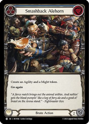 Smashback Alehorn (HVY044)  Rainbow Foil
