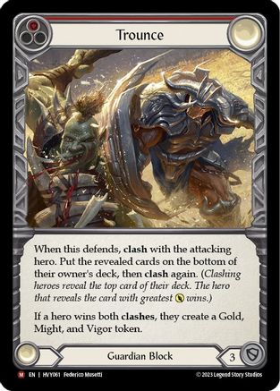 Trounce (HVY061)  Rainbow Foil