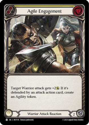 Agile Engagement (Yellow) (HVY116)  Rainbow Foil