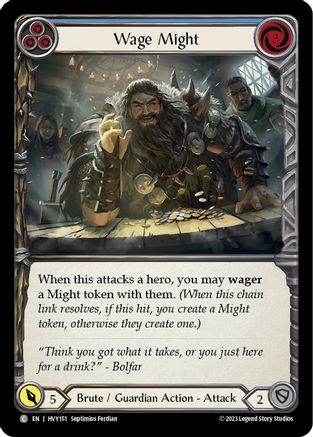 Wage Might (Blue) (HVY151)