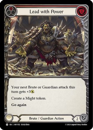 Lead with Power (Red) (HVY152)
