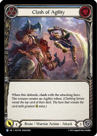 Clash of Agility (Blue) (HVY159)