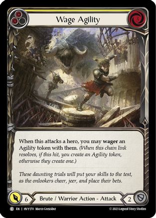 Wage Agility (Yellow) (HVY170)  Rainbow Foil