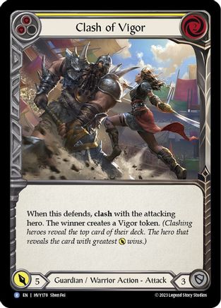 Clash of Vigor (Yellow) (HVY178)