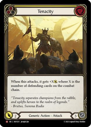 Tenacity (HVY211)  Rainbow Foil