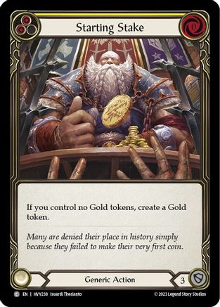 Starting Stake (HVY238)  Rainbow Foil