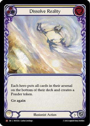 Dissolve Reality (HVY253)  Rainbow Foil