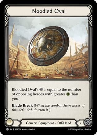 Bloodied Oval (BET003)