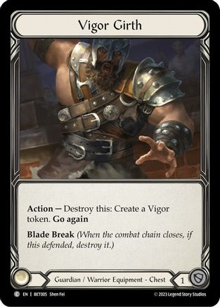 Vigor Girth (BET005)