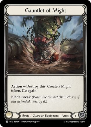 Gauntlet of Might (BET006)