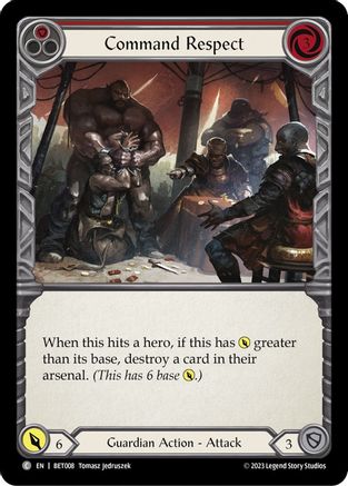 Command Respect (Red) (BET008)