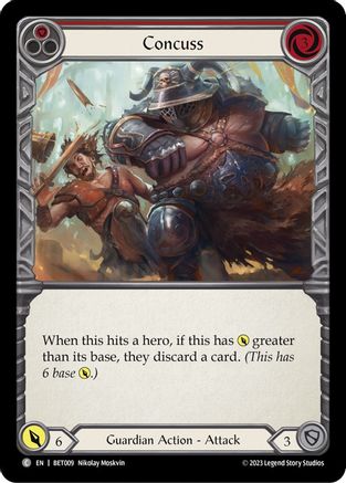 Concuss (Red) (BET009)