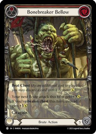 Bonebreaker Bellow (Red) (RNR016)