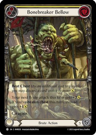Bonebreaker Bellow (Yellow) (RNR020)