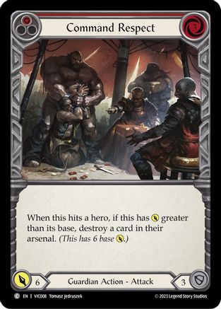 Command Respect (Red) (VIC008)
