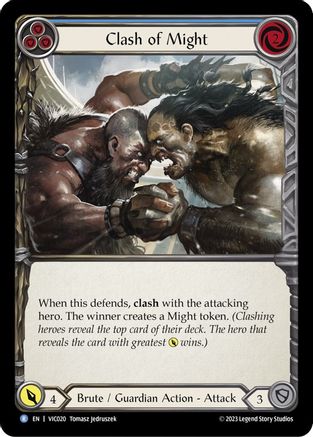 Clash of Might (Blue) (VIC020)