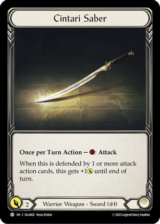 Cintari Saber (OLA002)