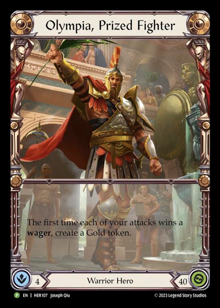 Olympia, Prized Fighter - HER107 (HER107)  Rainbow Foil