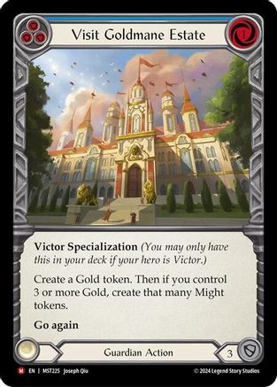 Visit Goldmane Estate (MST225)  Rainbow Foil