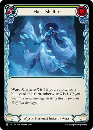 Haze Shelter (Yellow) (MST038)  Rainbow Foil