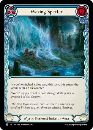 Waxing Specter (Blue) (MST045)  Rainbow Foil