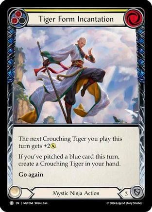 Tiger Form Incantation (Yellow) (MST064)  Rainbow Foil