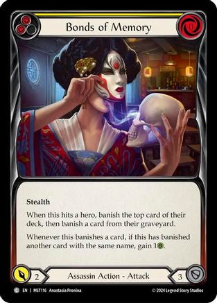 Bonds of Memory (Yellow) (MST116)  Rainbow Foil