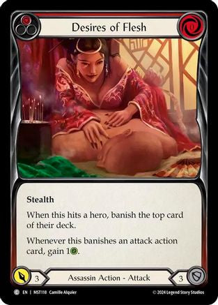 Desires of Flesh (Red) (MST118)  Rainbow Foil