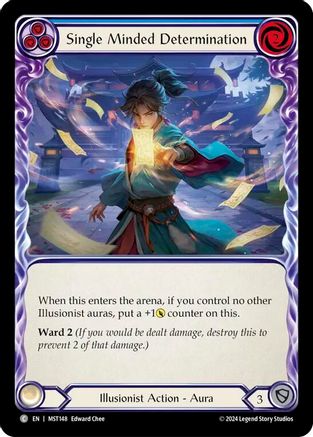 Single Minded Determination (Blue) (MST148)