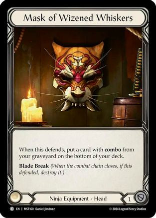Mask of Wizened Whiskers (MST160)  Cold Foil