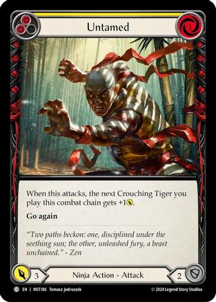 Untamed (Yellow) (MST186)  Rainbow Foil