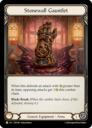 Stonewall Gauntlet (MST190)  Cold Foil