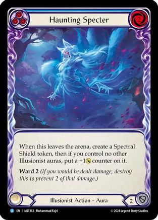 Haunting Specter (Blue) (MST142)  Rainbow Foil