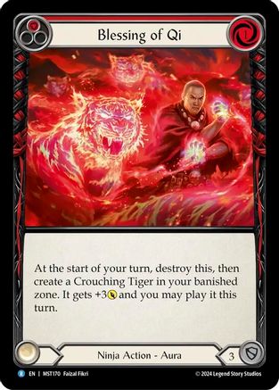 Blessing of Qi (Red) (MST170)