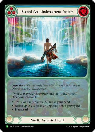 Sacred Art: Undercurrent Desires - FAB232 (FAB232)  Rainbow Foil