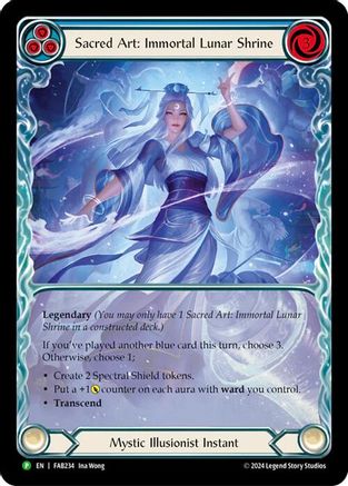 Sacred Art: Immortal Lunar Shrine - FAB234 (FAB234)  Rainbow Foil