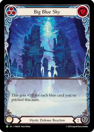 Big Blue Sky - FAB238 (FAB238)  Rainbow Foil
