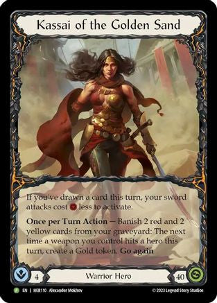 Kassai of the Golden Sand - HER110 (HER110)  Rainbow Foil