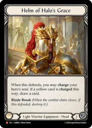 Helm of Halo's Grace (ASB003)  Rainbow Foil